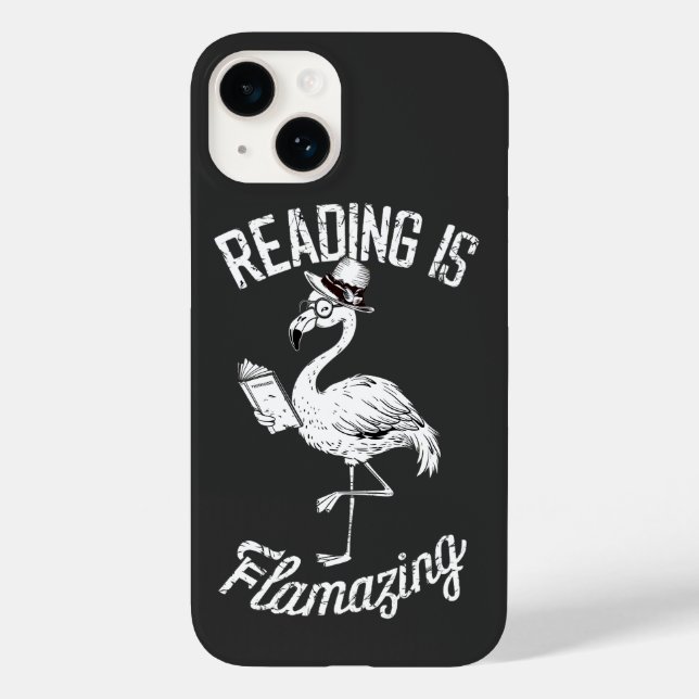 Reading Is Flamazing Funny Book Reading Lovers  Case-Mate iPhone Case (Back)
