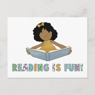 Reading Is Fun! Postcard