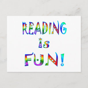 Reading is Fun Postcard