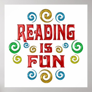 Reading is FUN Poster