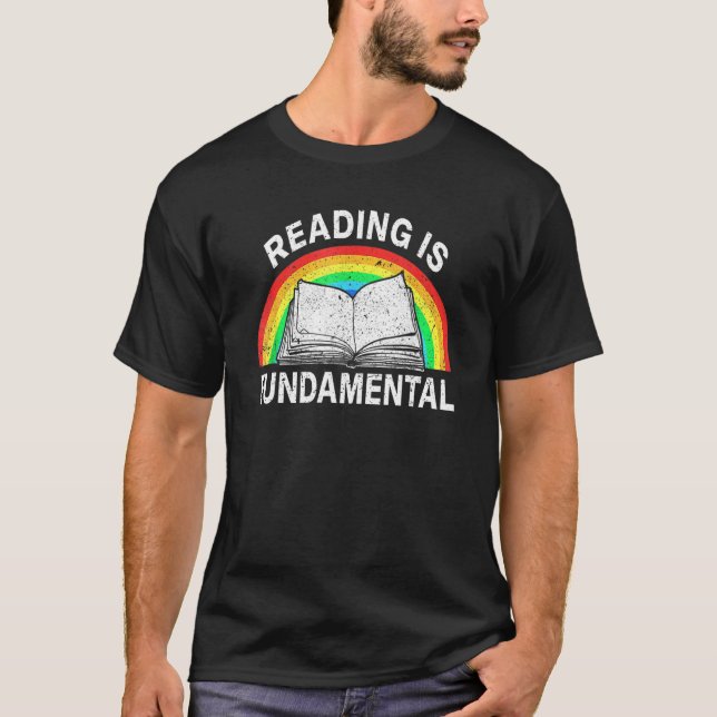 Reading Is Fundamental  Book T-Shirt (Front)
