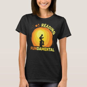 Reading Is Fundamental Geeky Bookworm Poetry Litre T-Shirt