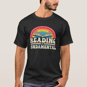 Reading Is Fundamental Geeky Bookworm Poetry Litre T-Shirt