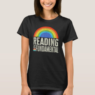 Reading Is Fundamental Geeky Bookworm Poetry Litre T-Shirt