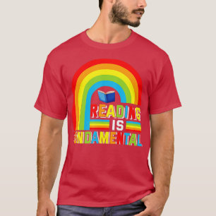 Reading is Fundamental Poetry Bookworm And Book Re T-Shirt