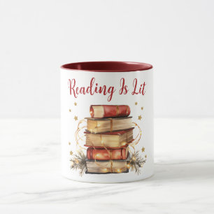 Reading Is Lit, Book Lover Mug