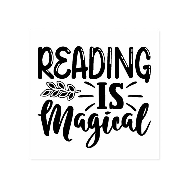 Reading Is Magical Rubber Stamp (Imprint)