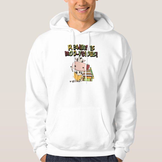 Reading is Moo-velous Hoodie (Front)