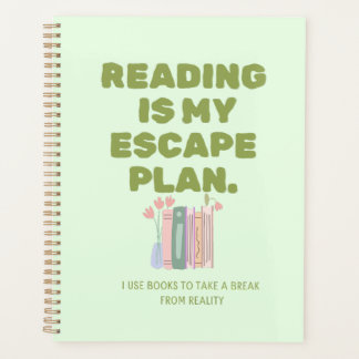 Reading is My Escape Plan - Cozy Book Lover's Desi Planner