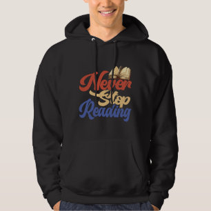 Reading is my Favorite Sport Never Stop Reading Pu Hoodie