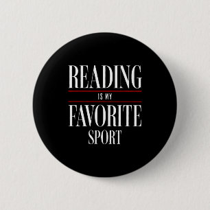 Reading Is My Favorite Srt Book Lover Funny Saying 6 Cm Round Badge