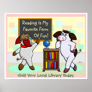 Reading Is My Favourite Form Of Fun! Poster