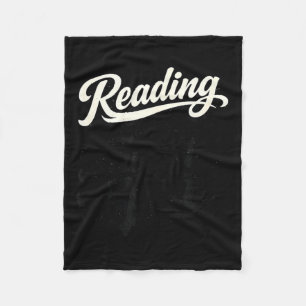 Reading is my favourite sport book lover humour fleece blanket