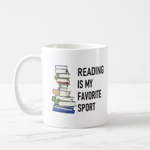 Reading is My Favourite Sport Coffee Mug