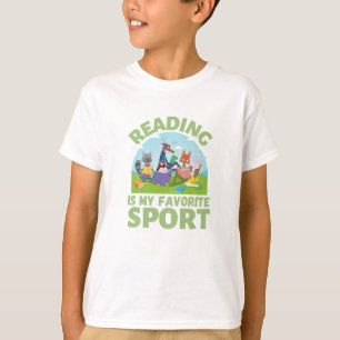 Reading Is My Favourite Sport Reading Forest T-Shirt