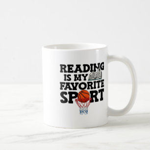 Reading Is My Favourite Sport Sketll World Book Da Coffee Mug