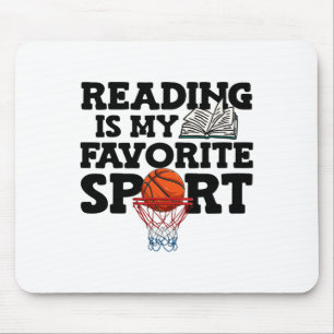 Reading Is My Favourite Sport Sketll World Book Da Mouse Mat