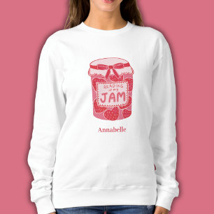 Reading is my jam book lover sweatshirt