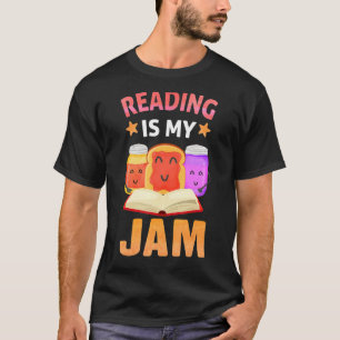 Reading Is My Jam Funny I Love To Read Books 1 T-Shirt