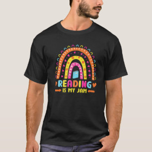 Reading Is My Jam Funny I Love To Read Books T-Shirt