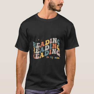 Reading Is My Jam Science Of Reading Funny Men Wom T-Shirt