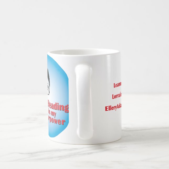 Reading is My Superpower! Coffee Mug (Handle)