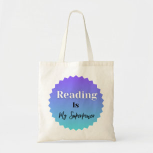 Reading Is My Superpower Tote Bag