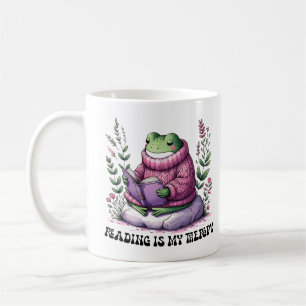 Reading is my therapy coffee mug