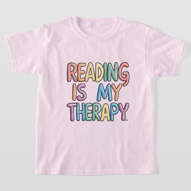 Reading is my Therapy T-Shirt (Laydown)