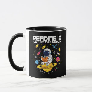 Reading is Out of This World – Astronaut Space Mug
