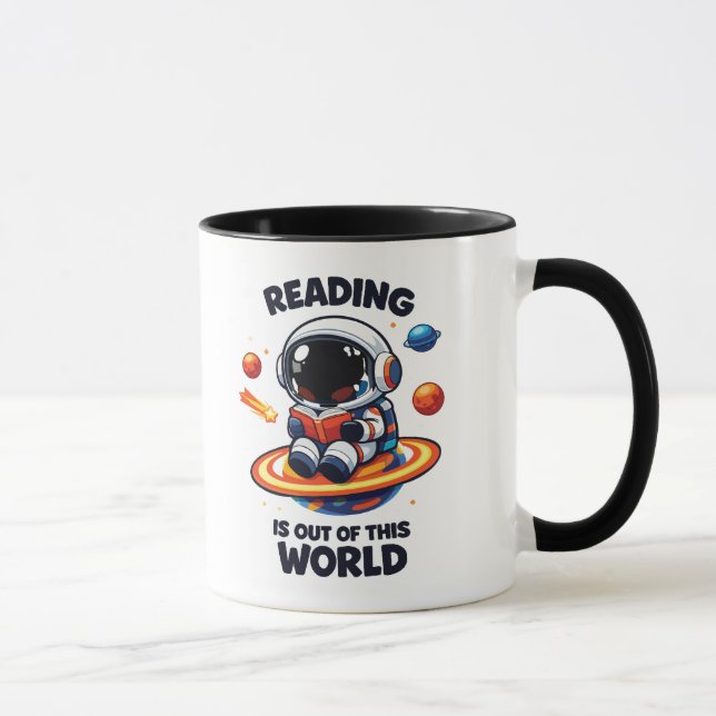 Reading is out of this world mug (Right)