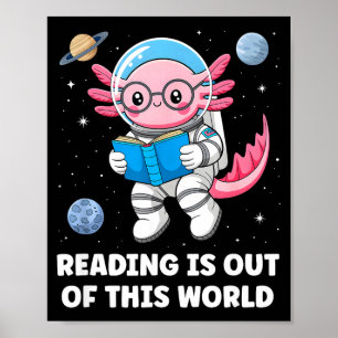 Reading is out of this world poster