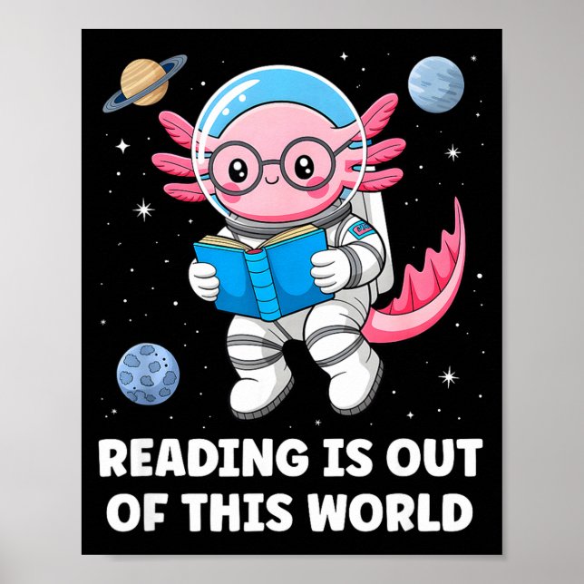 Reading is out of this world  poster (Front)