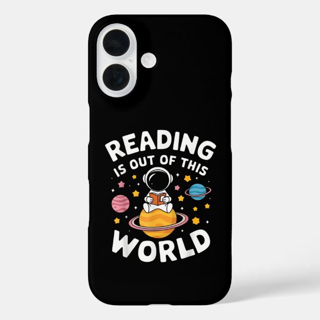 Reading Is Out Of This World Space Case-Mate iPhone Case (Back)