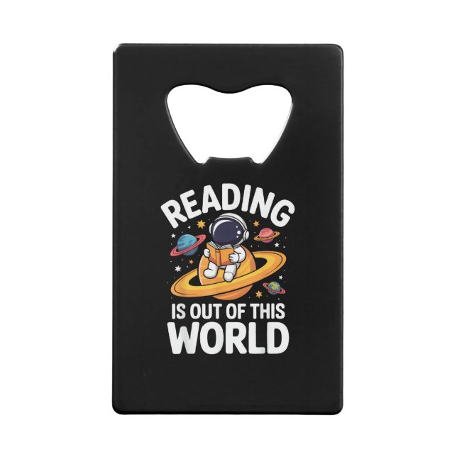 Reading is Out of This World Space Funny Books Lov (Front)