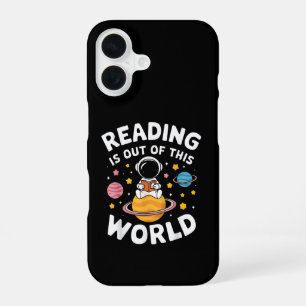 Reading Is Out Of This World Space iPhone 16 Case