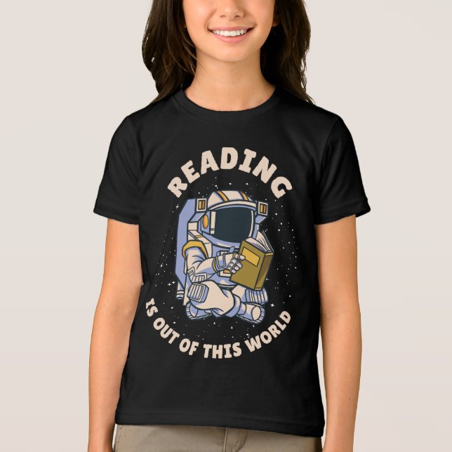 Reading Is Out Of This World Tri-Blend Shirt (Front)