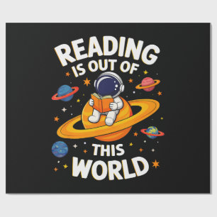 Reading Is Out Of This World Wrapping Paper