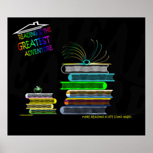 Reading is the Greatest Adventure Poster