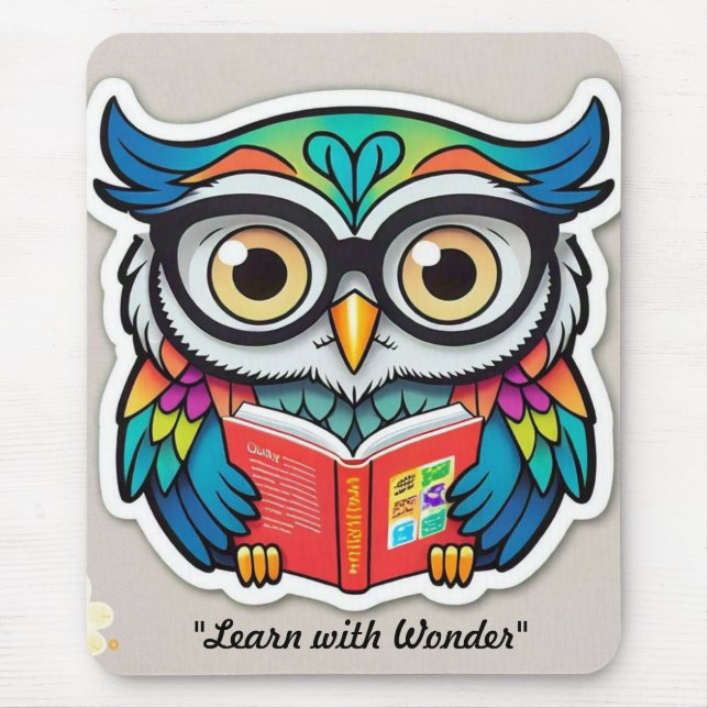 "Reading is Wisdom" Mouse Mat (Front)