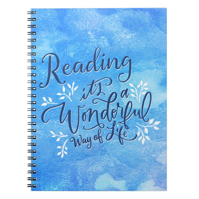 Reading Journal Inspirational Words Book Lover (Front)