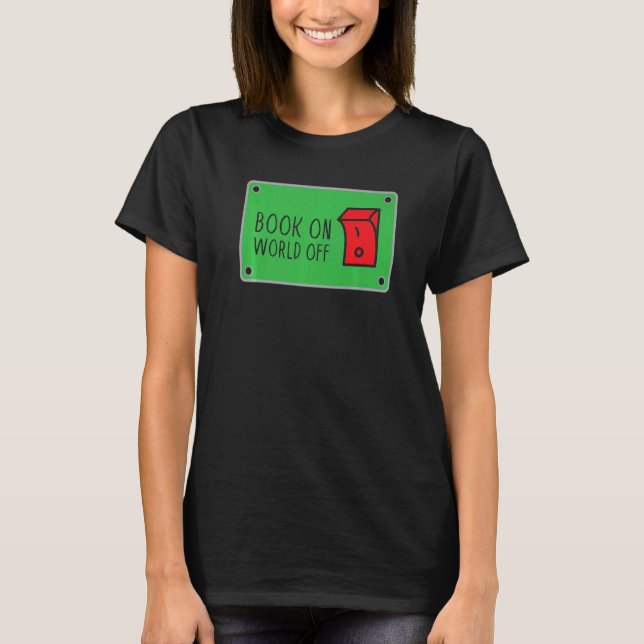 Reading  Library Women Bookworm T-Shirt (Front)
