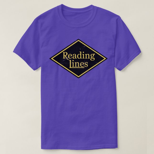Reading Lines Railroad T-Shirt (Design Front)