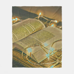 Reading Lovers Gift For Librarian Fleece Blanket