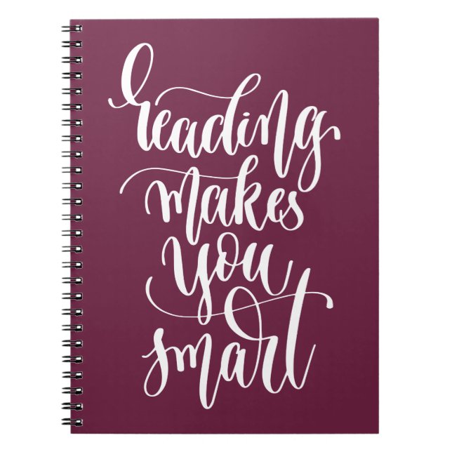 Reading Makes You Smart Notebook (Front)