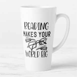 Reading makes your world big T-Shirt Two-Tone Coff Latte Mug