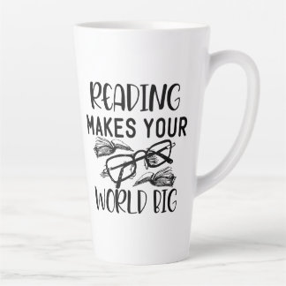 Reading makes your world big T-Shirt Two-Tone Coff Latte Mug