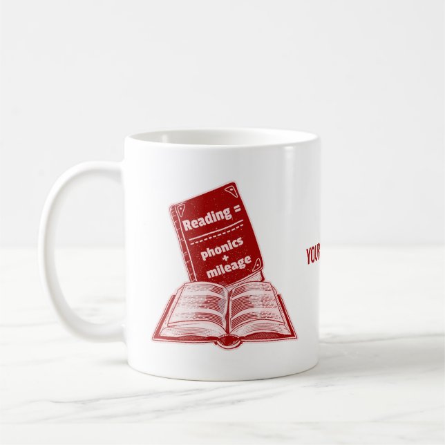 Reading mileage Phonics  Coffee Mug (Left)