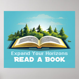 Reading motivational  poster
