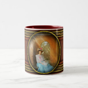 Reading - My private spot Two-Tone Coffee Mug